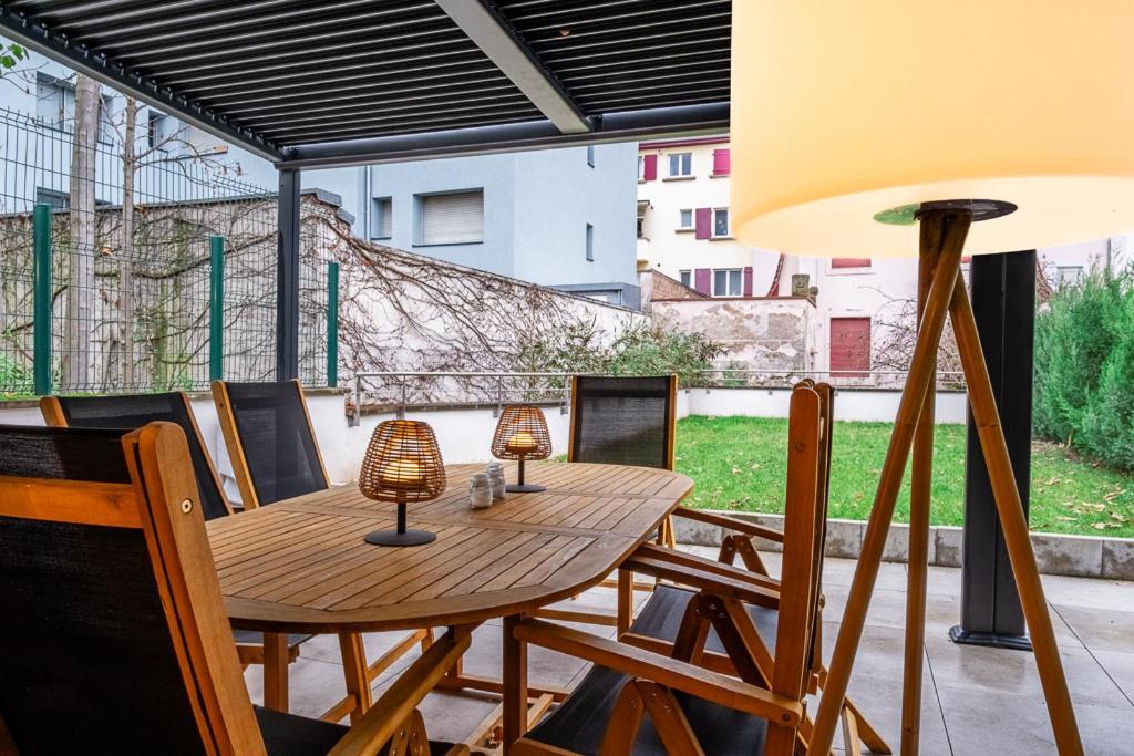 Appartement Cosy Jardin Et Terrasse Strasbourg Kültér fotó